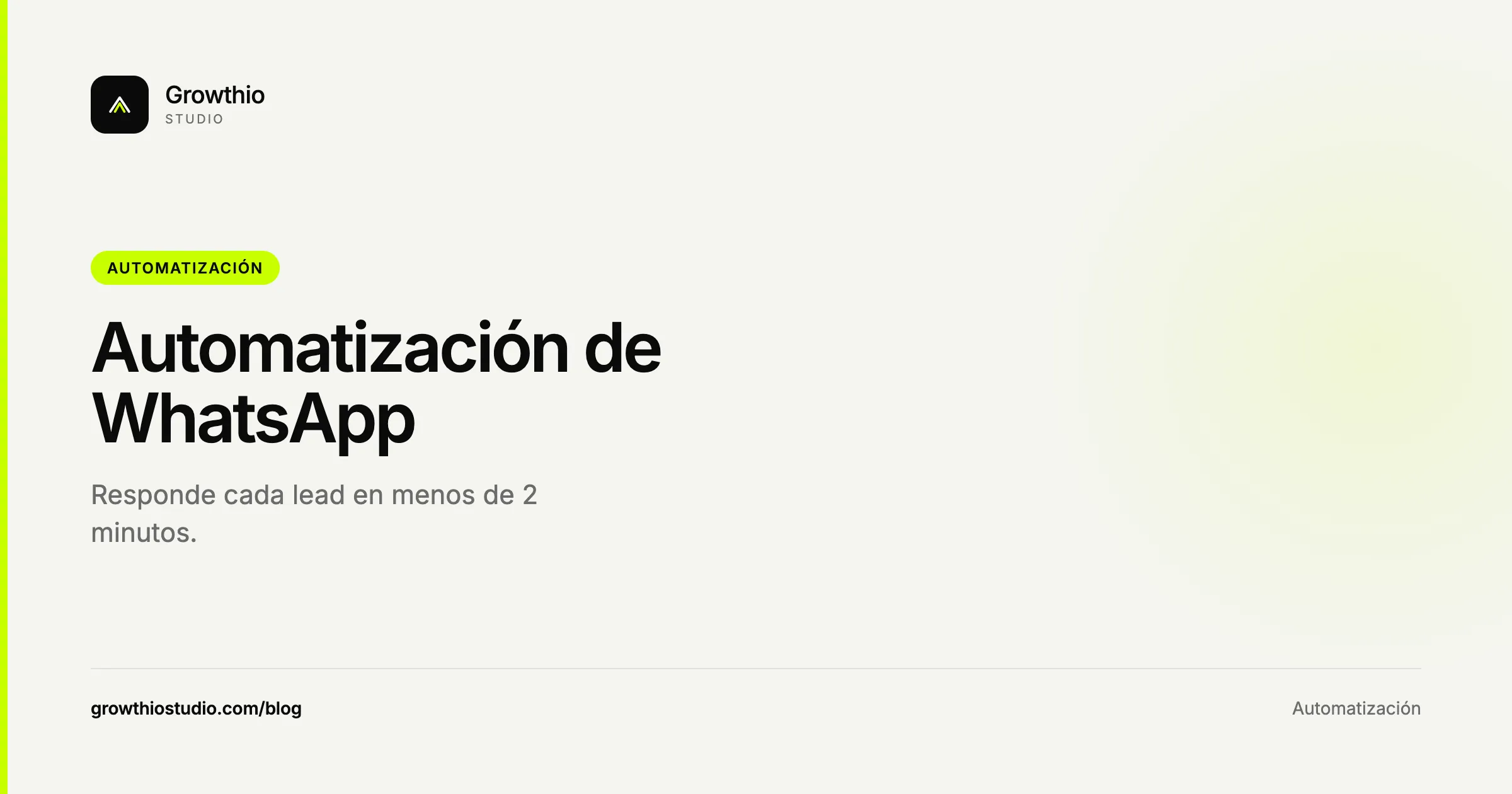 Automatización de WhatsApp para clínicas